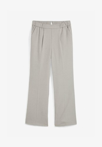 Verkürzte hose wolloptik - hose, in
