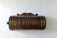 Zeitungskasten Messing