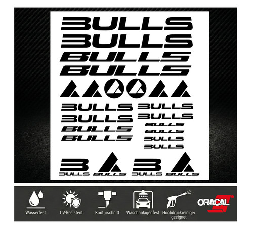 Bulls premium aufkleber - aufkleber, set