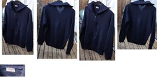 Herren Armor Lux schicke Strick Jacke blau Schurwolle Wolle Gr 54 TOP Treyoner
