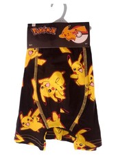 Pokémon Boxershorts Herren Schwarz Gr. 50/L Baumwolle Casual Pikachu
