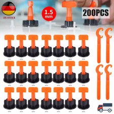 200 FLIESEN NIVELLIERSYSTEM VERLEGEHILFE VERLEGESYSTEM LEVELER BODENBAU WERKZEUG