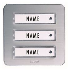 M-E Klingeltaster für 3-Familienhaus KTA 3 AS Türklingel Türgong KTA3 KTA3AS