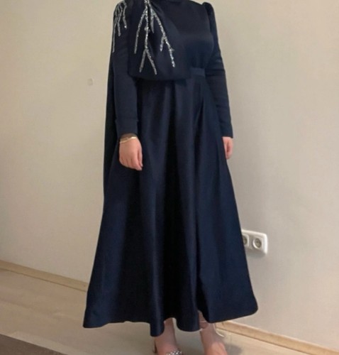 Lacivert abiye abendkleid - abiye,