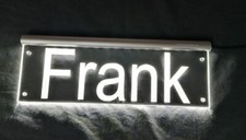 Frank led namensschild oder - namensschild,