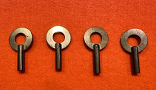 antiker BIEDERMEIER  Uhrenschlüssel ca. 4,25x4,25 mm Wanduhr Regulator Clock Key