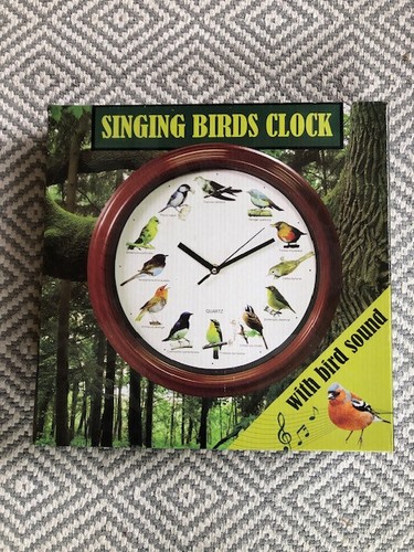 Singing bird wanduhr - bird,