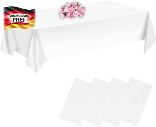Einweg tischdecke weiß - einweg,