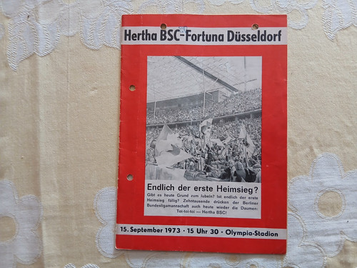 Programm 1973 hertha - programm, 1973/74