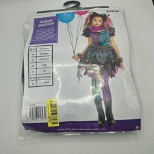 amscan 9904758 gruseliges Harlekin-Halloween-Kostüm für Mädchen 8 -10 Jahre