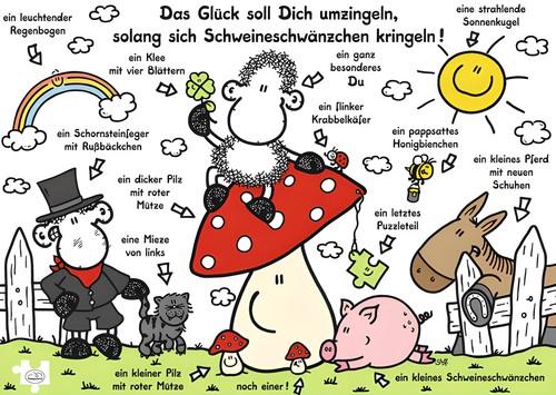 Sheepworld glückspuzzle - sheepworld:,