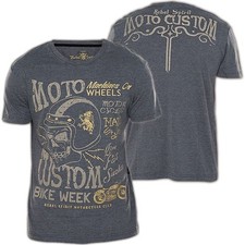 REBEL SPIRIT T-Shirt RSSK151691 Grau T-Shirts