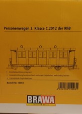 LGB Brawa RhB Pesonenwagen 15003 Metalachsen