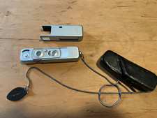 Minox A Miniaturkamera mit Messkette und Blitz, COMPLAN F=15mm 1:3,5