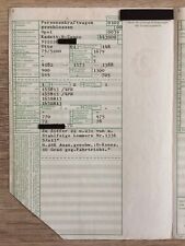 Opel Kadett B Coupé F 1.7 CIH  Brief 75 PS  1970 Papiere