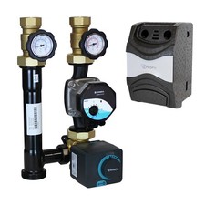 Pumpengruppe DN32 mit 3 Wege