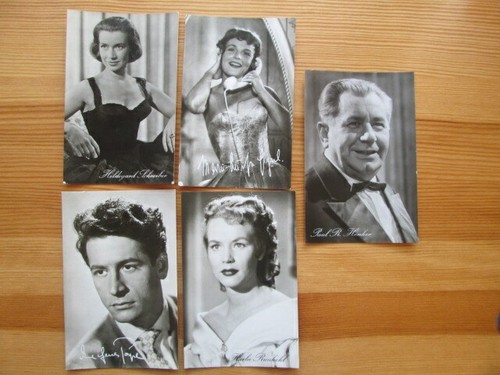Verschiedene autogrammkarten - 5,