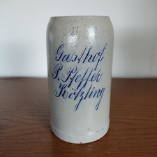 Antiker Steinzeug Bierkrug