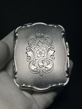 835 Silber Etui Dose Floral