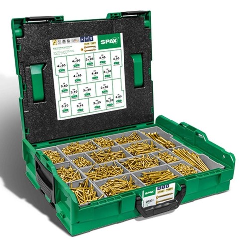 Spax montagekoffer boxx - spax, l-boxx