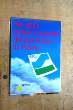 Plakat Post Postpaket Übersee-Pakete SAL 1988 Original DIN A2 TOP*
