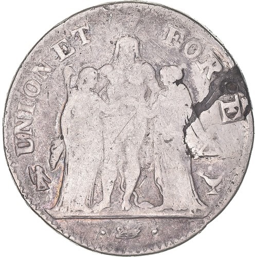 Münze frankreich union et - münze,, frankreich,