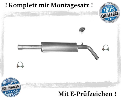 Mittelschalldämpfer für