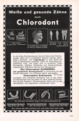 Chlorodont zahnpasta 1931 - -,