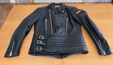 „ERBO“ Motorrad Lederjacke im klassischen Rennwesten Style - NOS - Gr 50-52 / M