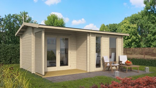 Gartenhaus holz 44mm - gartenhaus,