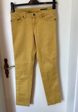 Street One Yulie Fit Slim Chino Jeans Damen Gr. 36/30 Curry- Gelb Stretch Neu