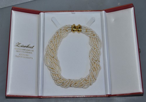 Strangige multi perlenkette - 10,
