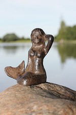 Meerjungfrau gusseisen deco - meerjungfrau,