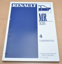 RENAULT Kangoo I Typ 76 Karosserieteile Karosserie Türen Haube Werkstatthandbuch