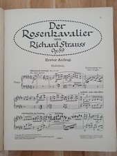 Klavierauszug Rosenkavalier