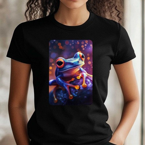 Frauen shirt neon frosch - neon,