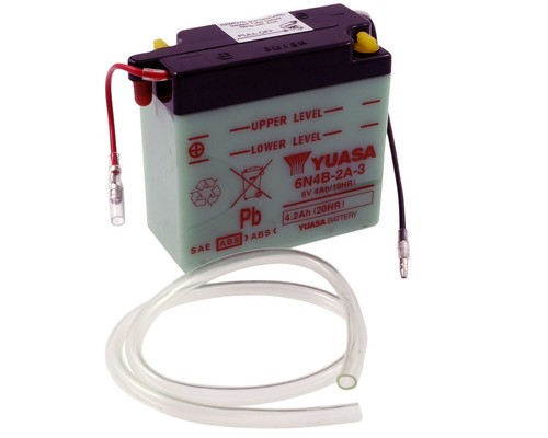 Batterie yuasa 4ah 6n4b2a3 - batterie,
