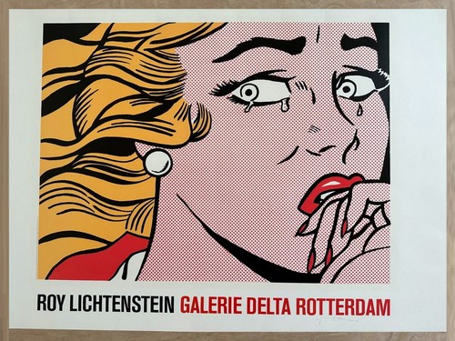 Roy lichtenstein crying - lichtenstein,