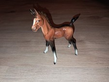 GOEBEL Figur Porzellan Pferd Fohlen  W. Germany braun / glänzend