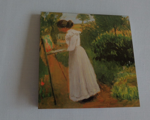 Otto modersohn klebezettel - 1x,