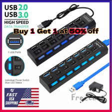 7 Port USB 2.0 / 3.0 Hub