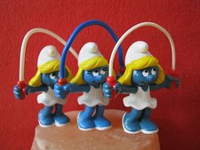 SCHLUMPFINE SPRINGSEIL TRIO SCHLUMPF SCHLÜMPFE SMURFS PUFFI PITUFOS SCHTROUMPFS 