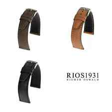 RIOS1931 Tobacco - Uhrenarmband aus Schweinsleder (38) - 3 Farben - 3 Breiten