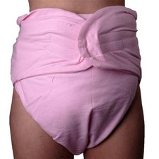 Omutsu „Moltontraum“ mit Spreizkern – Flauschige Molton-Windel in Rosa, Weiß & H