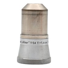 Objektiv Projektionsobjektiv Zeiss Ikon Proj. Anastigmat Alinar 1:1.4 1.8cm 18mm