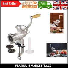 Fleischwolf aus Gusseisen in Geschenkbox | Handkurbel Nr. 5 für Hauswurst & Burge...