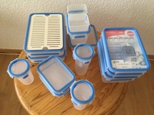 Emsa  Clip and Close Konvolut.   12 Teile plus 1 Abtropfsieb plus 2 Trenneinlage