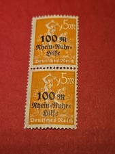 Briefmarken 2x Deutsches Reich 1923 Mi 258 postfrisch 2 zusammenhängend