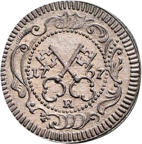 Regensburg kreuzer 1767 - regensburg,, kreuzer,