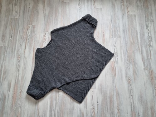Zipfeliger poncho pullover - zipfeliger, poncho-pullover
